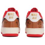 [Custom The golden dragon brings blessings of grey gold]  Air Force 1 Skateboarding Shoes Unisex - Image 4