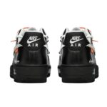 [Custom Flip the ribs]  Air Force 1 Skateboard Shoes Men Low-Top Black/Gray - Image 4