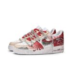 [Custom Pray for blessings]  Air Force 1 Kids' Skateboarding Shoes Grade School - Image 3