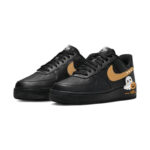 [Custom Cute little melon ghost]  Air Force 1 Skateboard Shoes Unisex Low-Top Orange - Image 3