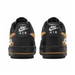 [Custom Cute little melon ghost]  Air Force 1 Skateboard Shoes Unisex Low-Top Orange - Image 5