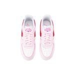 [Custom Cherry Cream]  Air Force 1 Skateboard Shoes Women's Low-Top White/Pink/Red - Image 4