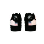 [Custom Pink and black rose with four hooks]  Air Force 1 Skateboard Shoes Women's Low-Top Black/Pink/White - Image 4