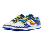 [Custom Men's SharkOW blue and white]  Dunk Skateboarding Shoes Men - Image 3