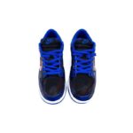 [Custom The unisex superhero Captain America]  Dunk Skateboarding Shoes Unisex Low-top Blue/Red - Image 5