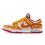 [Custom The men's little fire dragon is orange-yellow]  Dunk Skateboarding Shoes Men - Image 2