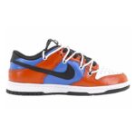[Custom Make a stunning debut]  Dunk Skateboarding Shoes Unisex Low-top Blue/yellow/red - Image 3