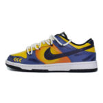 [Custom The male version of "Son of the Scorching Sun"]  Dunk Skateboarding Shoes Men Low-top Blue/yellow/orange - Image 2