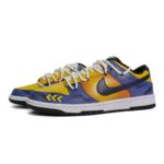[Custom The male version of "Son of the Scorching Sun"]  Dunk Skateboarding Shoes Men Low-top Blue/yellow/orange - Image 3