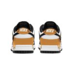 [Custom Yellow Runny Core]  Dunk Skateboarding Shoes Unisex Low-top White/black - Image 4