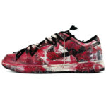 [Custom Crime Scene No. 7]  Dunk Skateboarding Shoes Men Low-top Black - Image 2