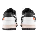 [Custom Male oolong]  Dunk Skateboarding Shoes Unisex Low-top Black/White/Brown - Image 4