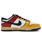 [Custom Men's anti-war alliance]  Dunk Skateboarding Shoes Men Low-top White - Image 2