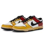 [Custom Men's anti-war alliance]  Dunk Skateboarding Shoes Men Low-top White - Image 3