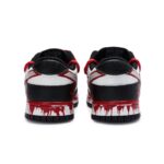 [Custom Male Shadow cult]  Dunk Skateboarding Shoes Unisex Low-top Silver/White - Image 5