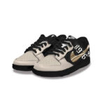 [Custom Men's Saturn]  Dunk Skateboarding Shoes Men Low-top Black Beige - Image 3