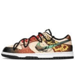[Custom Ink-wash koi]  Dunk Skateboarding Shoes Men - Image 2