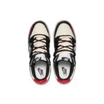 [Custom Deep blue forward line]  Dunk Skateboarding Shoes Unisex Low-top White/Black/Blue - Image 5