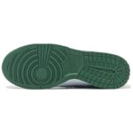 [Custom SAN Remo Green men's style]  Dunk Skateboarding Shoes Unisex Low-top Green/White - Image 5