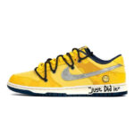 [Custom Men's yellow camouflage deconstructed shoelaces]  Dunk Skateboarding Shoes Men - Image 2