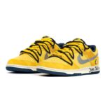 [Custom Men's yellow camouflage deconstructed shoelaces]  Dunk Skateboarding Shoes Men - Image 4