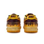 [Custom Men's cordon]  Dunk Skateboarding Shoes Men Low-top Burgundy - Image 4