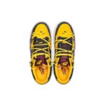 [Custom Boundless wind control]  Dunk Skateboarding Shoes Men Low-top Yellow/black - Image 4