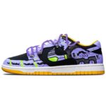 [Custom Dark Battle Damage Blue-violet S-BOX]  Dunk Skateboarding Shoes Men - Image 2