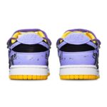 [Custom Dark Battle Damage Blue-violet S-BOX]  Dunk Skateboarding Shoes Men - Image 5