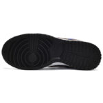 [Custom Men's style: Heart to Heart Blue, Black and purple]  Dunk Skateboarding Shoes Men Low-top Blue-black-purple - Image 6