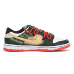 [Custom Men's Christmas tree] Nba X  Dunk Skateboarding Shoes Men Low-top Black/Red/Green - Image 3
