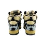 [Custom Mist shadow]  Dunk Skateboarding Shoes Unisex High-top Black/Grey/Beige - Image 4