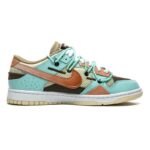 [Custom Men's South Coast]  Dunk Skateboarding Shoes Men Low-top Taupe - Image 2