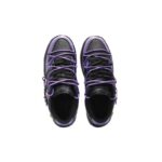 [Custom Men's lightning hook in purple and black]  Dunk Skateboarding Shoes Men - Image 4