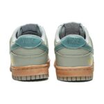 [Custom Men's striped cyan grey]  Dunk Skateboarding Shoes Men Low-top Dark Gray - Image 4