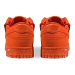 [Custom Aging signal orange]  Dunk Skateboarding Shoes Men Low-top Orange - Image 5