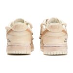 [Custom Men's roasted rice palm]  Dunk Skateboarding Shoes Men Low-top Beige/Brown - Image 3