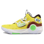 [Custom Back-to-school season sponge]  KD Trey 5 X Basketball Shoes Men Low-top Yellow/Brown - Image 2
