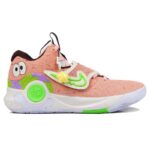[Custom Back-to-school Season - Sponge Starfish]  KD Trey 5 X Basketball Shoes Low-top Yellow/pink/white - Image 3