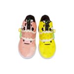 [Custom Back-to-school Season - Sponge Starfish]  KD Trey 5 X Basketball Shoes Low-top Yellow/pink/white - Image 4