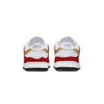 [Custom Christmas-themed white, red and gold]  Dunk Skateboarding Shoes - Image 4