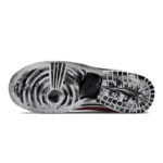 [Custom Christmas-themed white, red and gold]  Dunk Skateboarding Shoes - Image 5