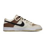 [Custom Mocha graffiti men's style in yellow and brown]  Dunk Skateboarding Shoes Men - Image 3