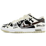 [Custom Cross]  Dunk Skateboarding Shoes Men Low-top Brown - Image 2