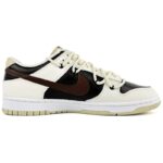 [Custom Cross]  Dunk Skateboarding Shoes Men Low-top Brown - Image 4
