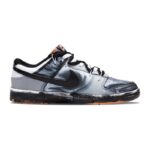 [Custom The arrival of Goths]  Dunk Skateboarding Shoes Men Low-top Black/white/gray - Image 4