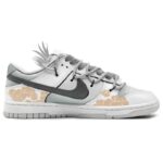 [Custom White Phoenix Yinfei Men's Grey gold version]  Dunk Skateboarding Shoes Men - Image 4