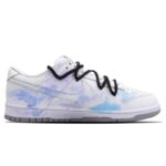 [Custom Men's graffiti on a snowy night]  Dunk Skateboarding Shoes Men - Image 4