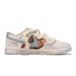 [Custom Men's style: red Scotland, white brown]  Dunk Skateboarding Shoes Men - Image 3