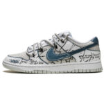 [Custom A line of starry wishes]  Dunk Skateboarding Shoes Men Low-top Black - Image 2